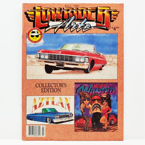 Lowrider Arte Magazine Fall 1992 Vintage Collector's Edition Aztlan Unread - Picture 1 of 12